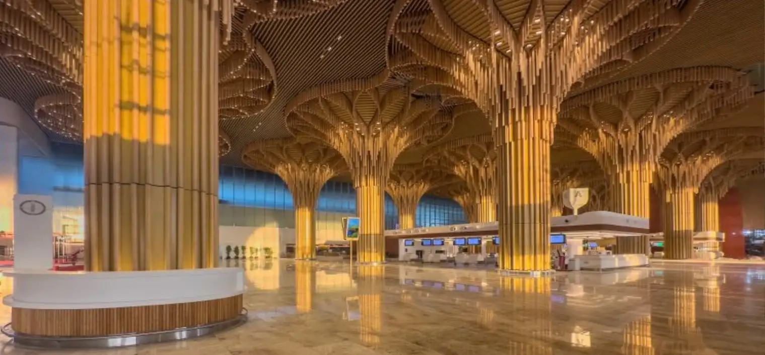 In large public infrastructure, such as airports, sustainable digital planning contributes directly to lower embodied waste and better lifecycle performance