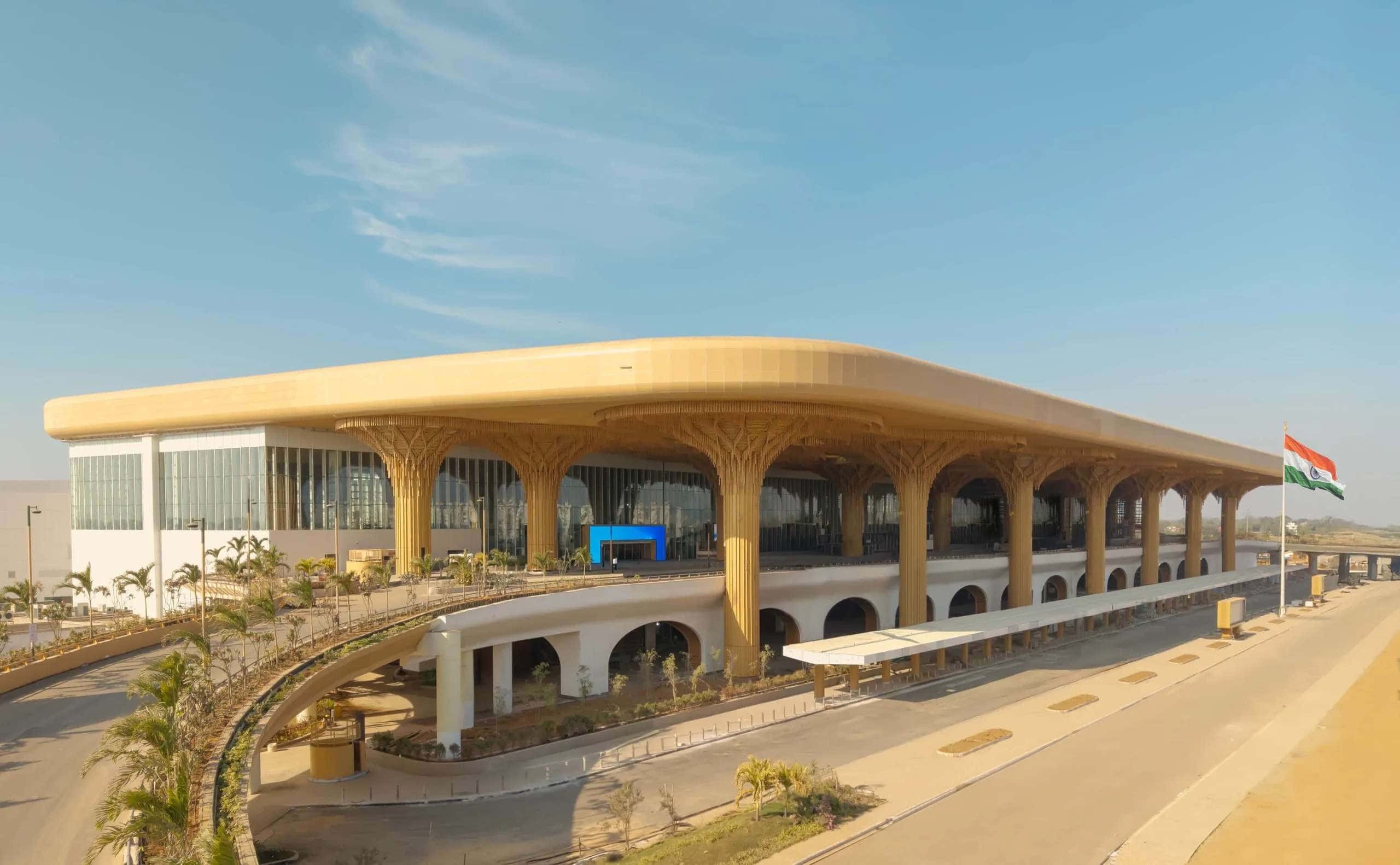 The Guwahati International Airport project utilises heavily engineered insulated glass units (IGUs) incorporating laminated safety glass with acoustic PVB interlayers