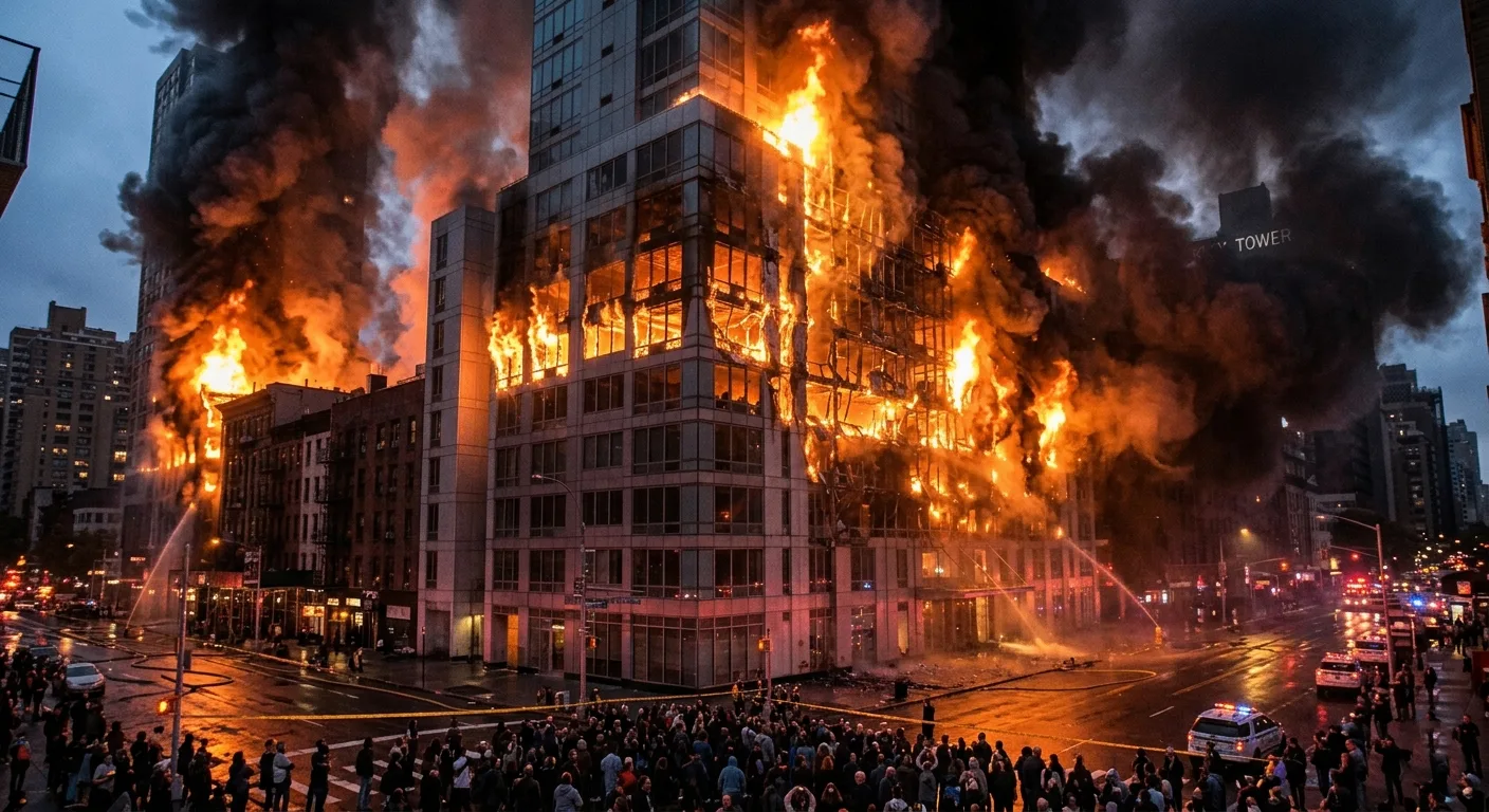 A catastrophic global fire incident, underscoring why external wall systems and material combustibility have become heavily scrutinized