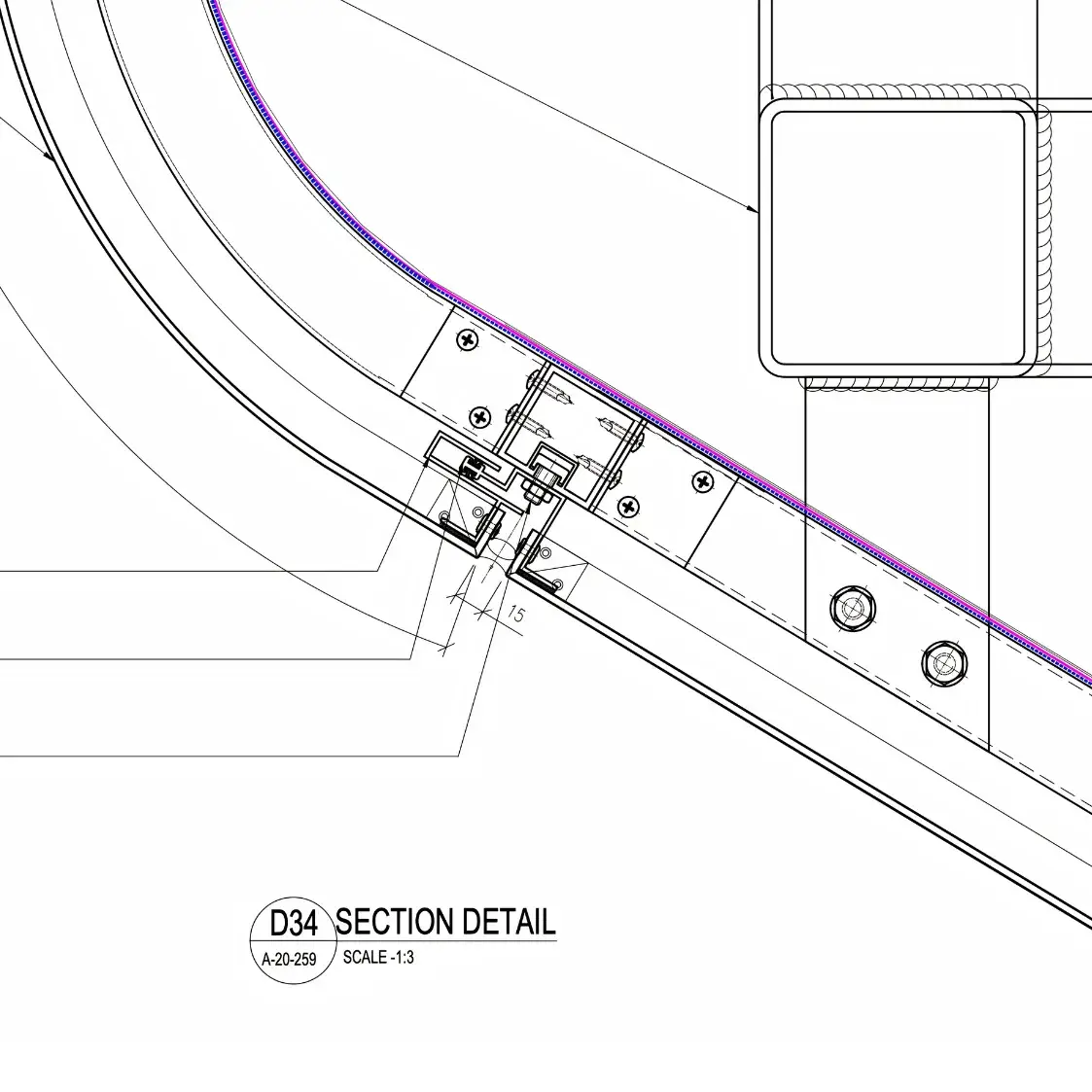 All critical cladding panels were reinforced with additional perimeter frames, which are not typically used in standard applications