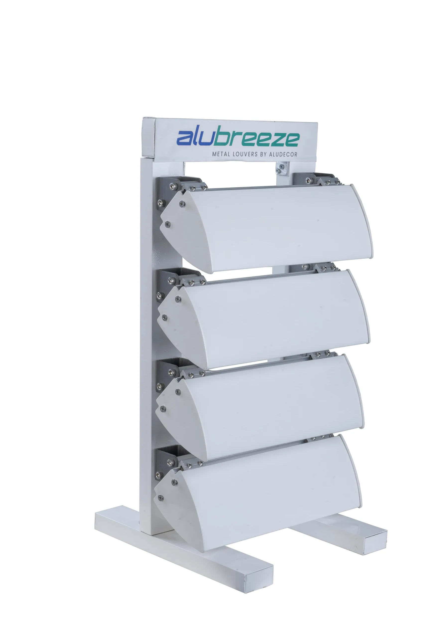 Alubreeze metal louvers, with their roller-coated finishes and multi-angle flexibility, enhance ventilation, shading and visual appeal