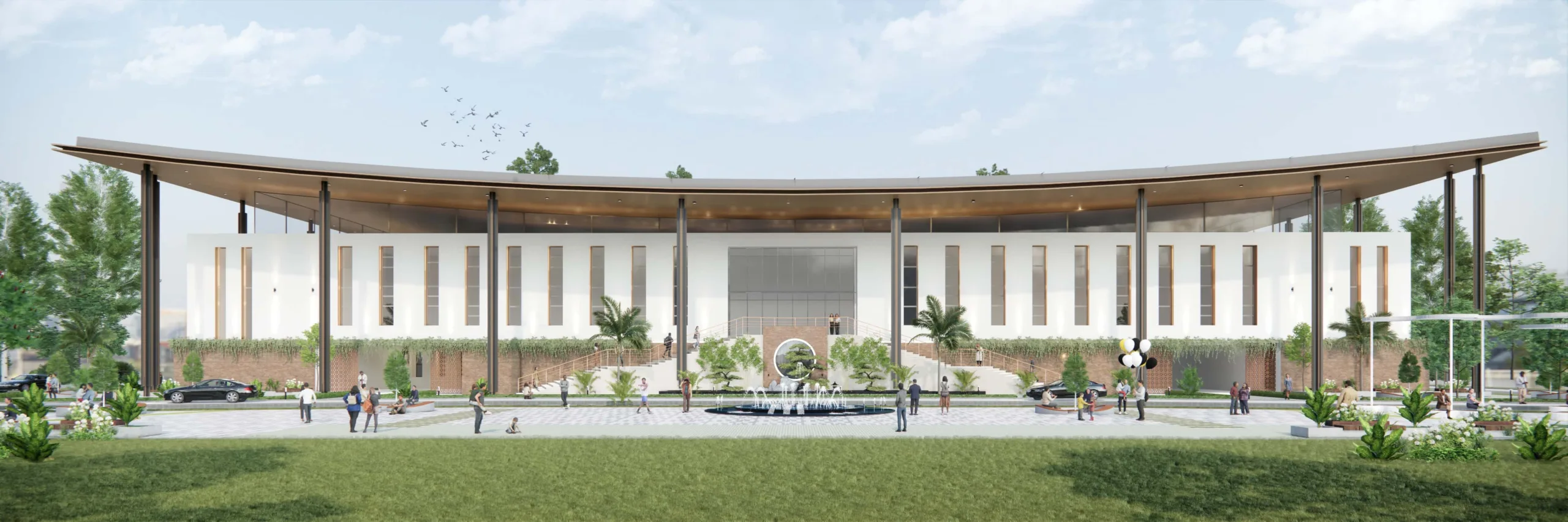 Convention center in Kerala (Image Credit - Aedium Design)