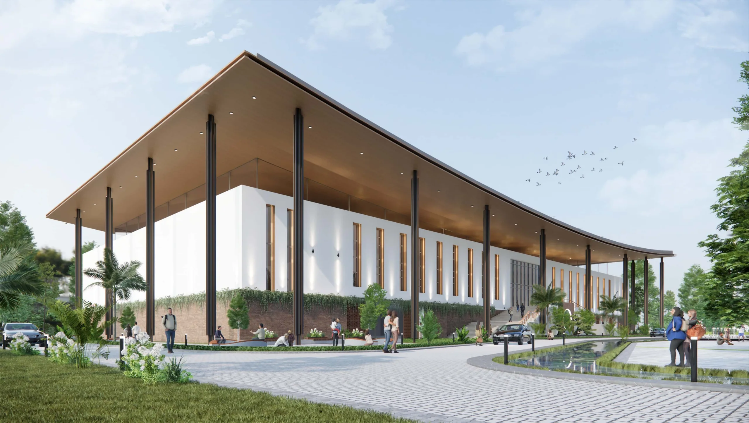 Convention center in Kerala (Image Credit - Aedium Design)