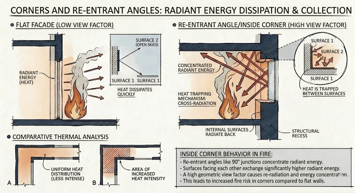 Corners and re-entrant angles