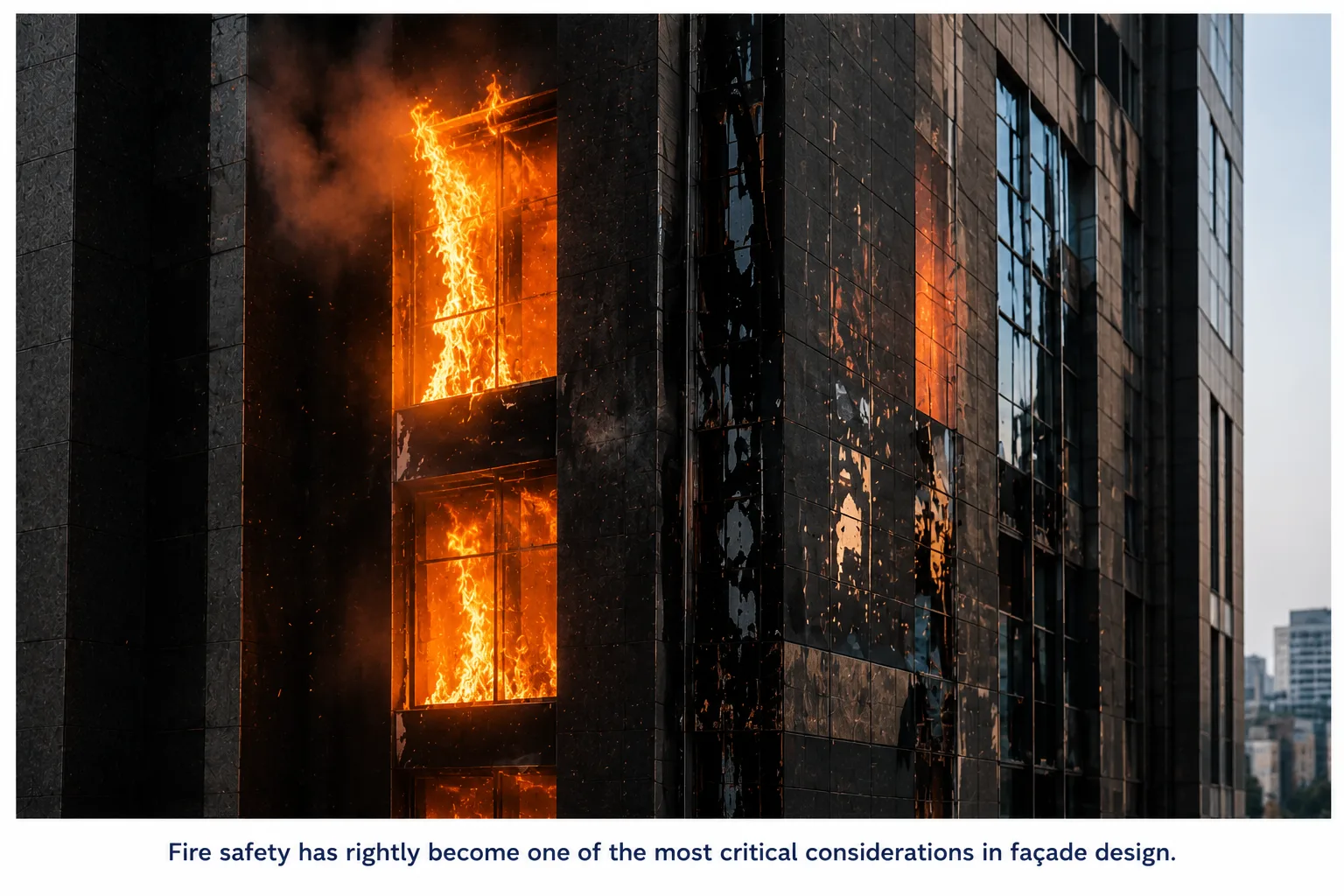 Fire safety has rightly become one of the most critical considerations in façade design.