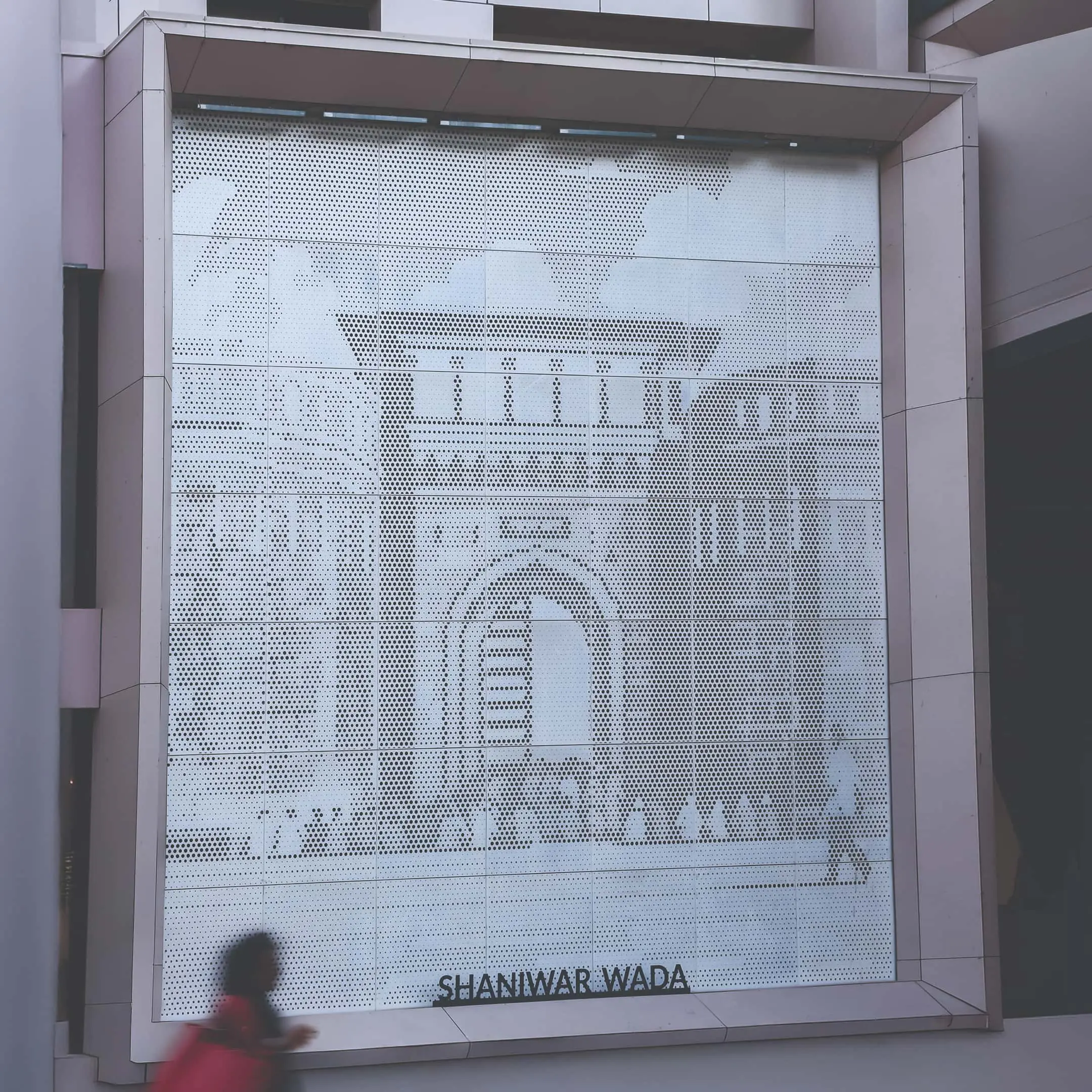 Shaniwar Wada brought to life through calibrated perforations and tonal depth