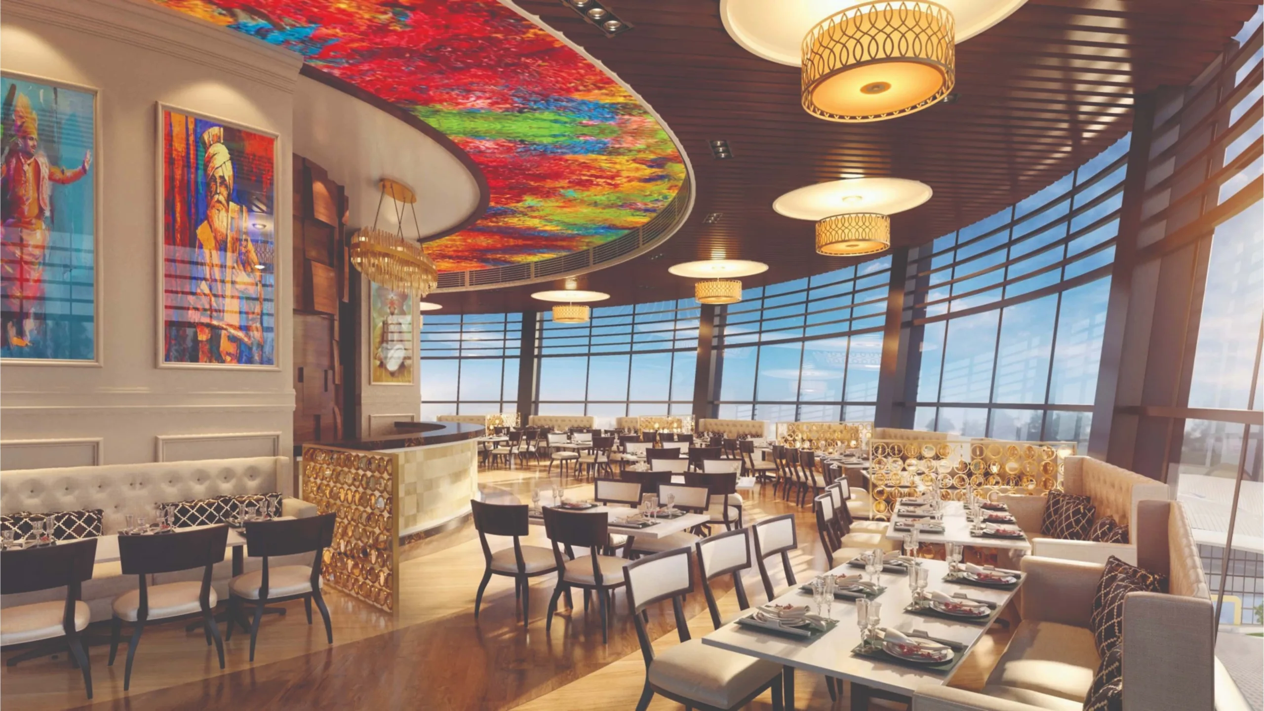 Strategically placed high-transmission glazing maximises daylight penetration while minimizing glare and heat gain.