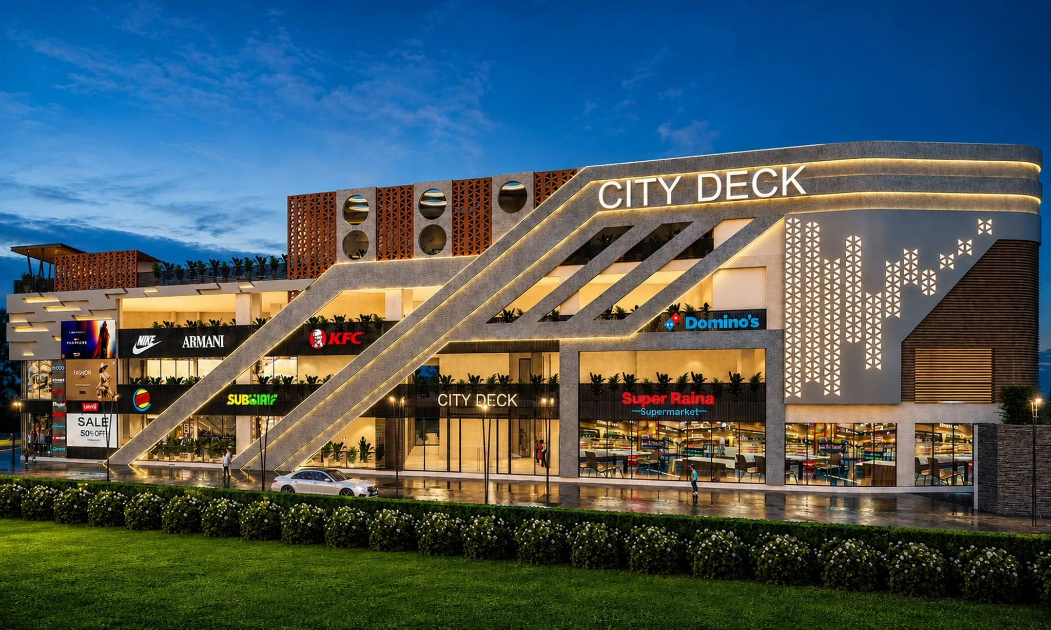 Sirsa Mall, Haryana (Image Credit - Urban Infill Studio)