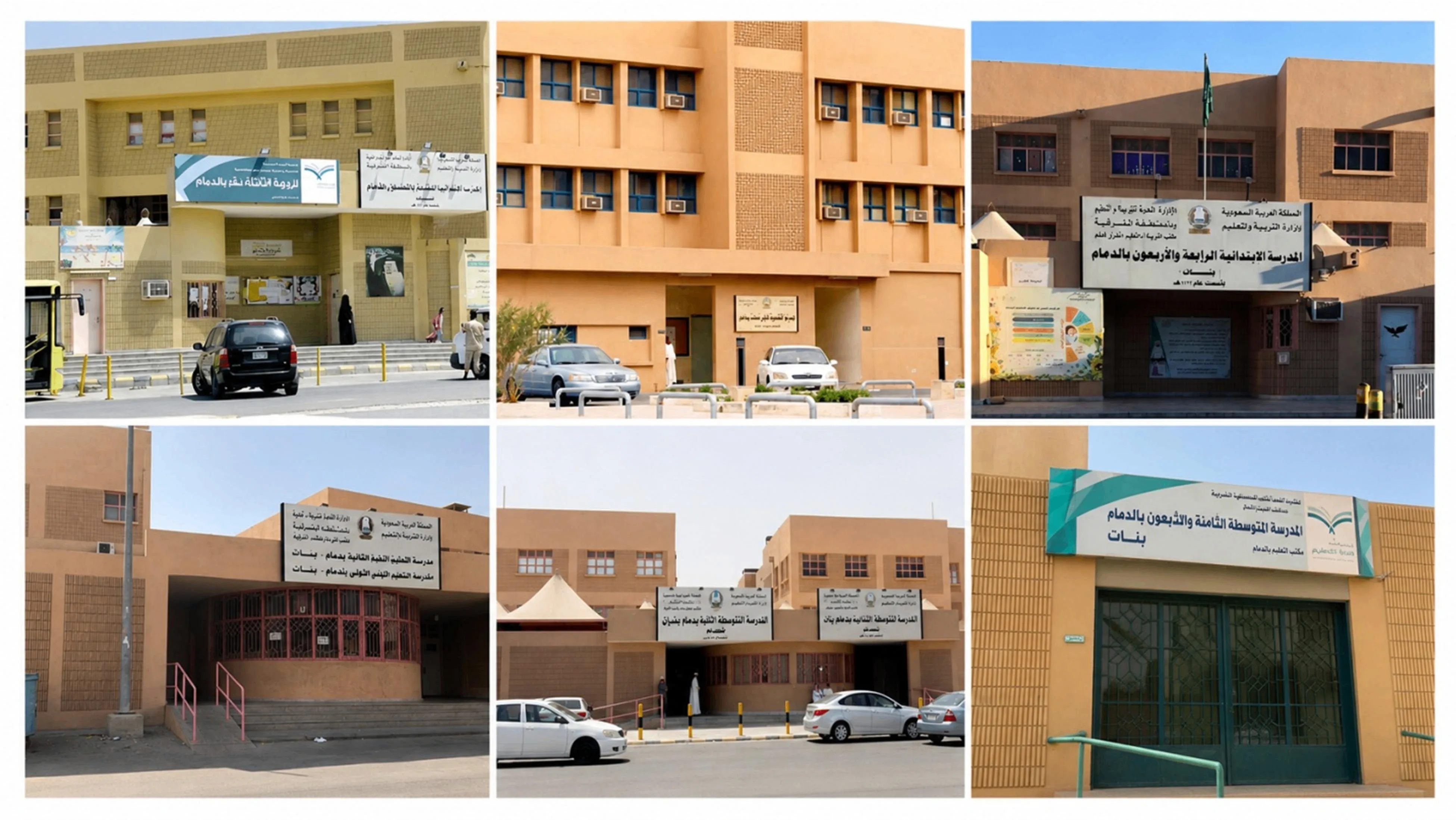 Terracotta cladding used on educational buildings in Dammam KSA