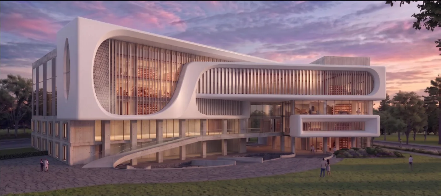 University Library, Gurgaon (Image Credit - Studio Kia, Delhi NCR & UAE)