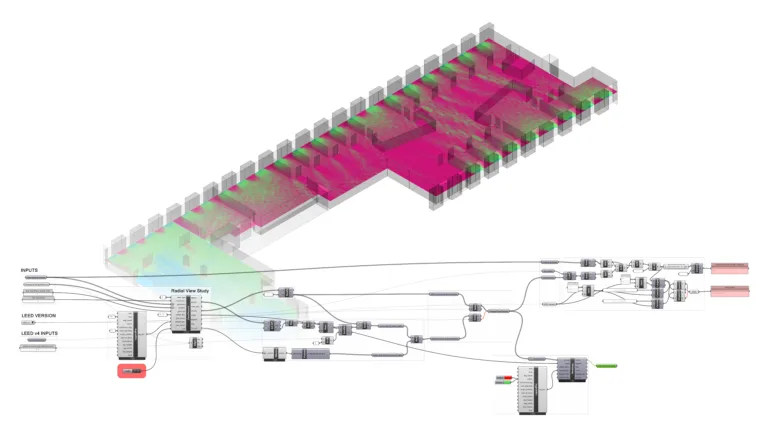 Process - iPad sketch to Revit massing to Grasshopper sun and lux analysis to VR walkthrough