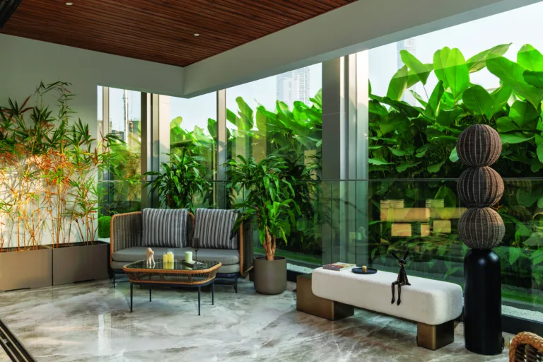 At Godrej Trilogy, space unfolds with intention, rooms that do not rush, ceilings that let light linger, proportions that feel resolved before they feel styled