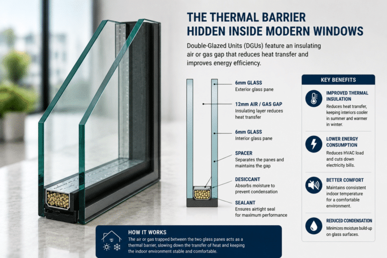 Figure 3 - Reflective glazing helping reduce solar heat gain in commercial buildings