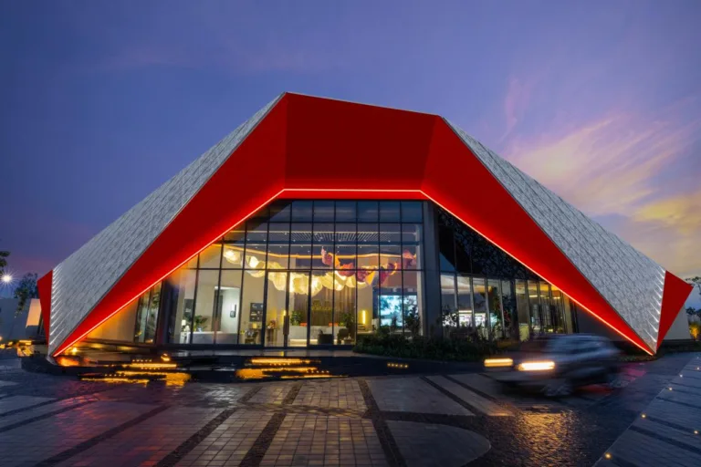 The completed sales experience centre in Moradabad